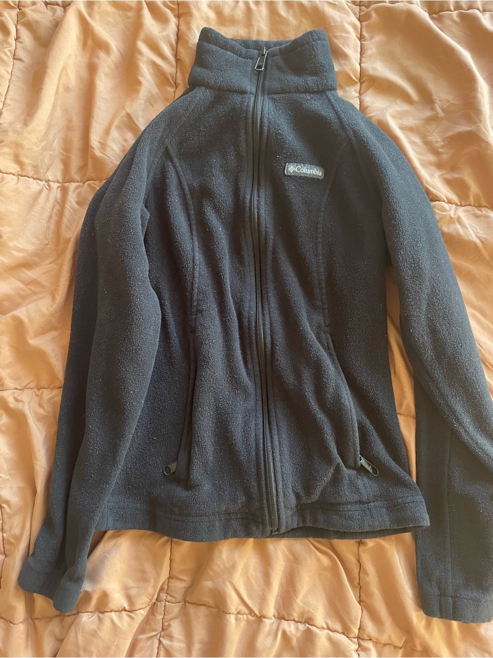 Columbia Black Full-Zip Fleece Jacket